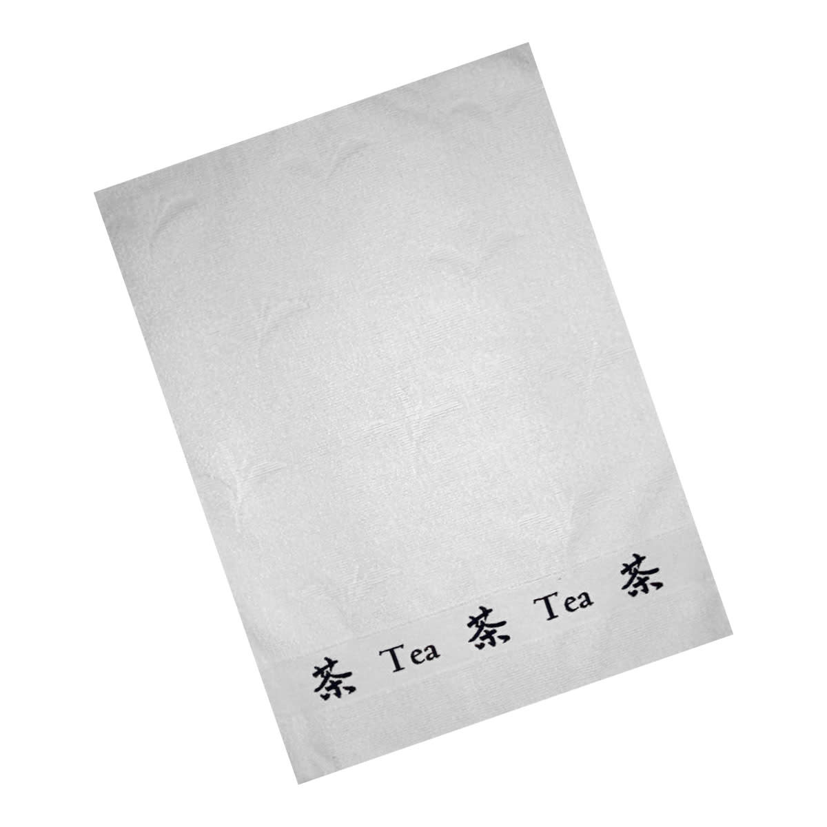 Textiles Tea Towel with Tea Border Design