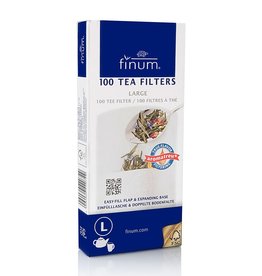 Tea products 100 TEA FILTERS size L white