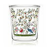 Tea Glass Bird & Branch Chinoiserie