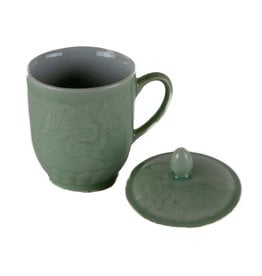 Tea products Celadon Tea Cup with Lid