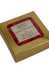 Gold box with 4 tea samples