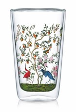 Tea Ware LATTE GLASS - BIRD & BRANCH CHINOISERIE