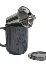 Tea Ware Tea Infuser 18 oz Mug Woodgrain