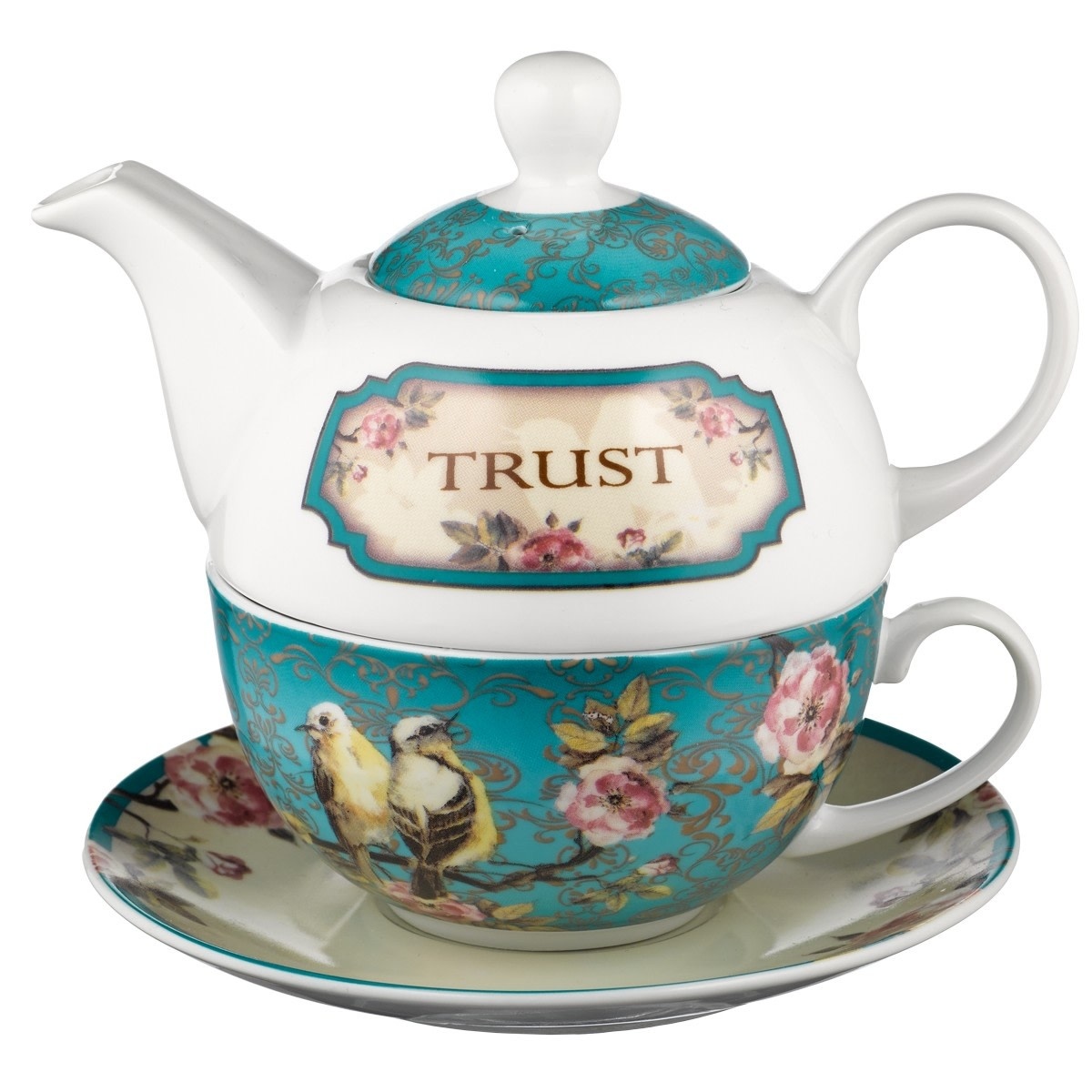 Tea Ware Trust in the Lord Tea Set for One - Proverbs 3:5