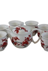 Tea Ware Tea Set - Cherry Blossom - 6 Cups