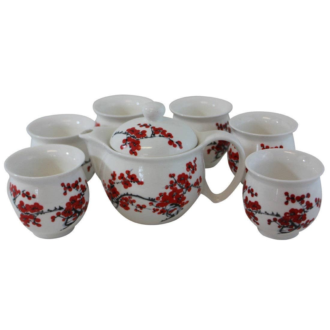 Tea Ware Tea Set - Cherry Blossom - 6 Cups