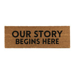 Coir mat - Our Story Begins Here
