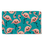 Flamingo door mat