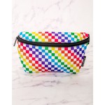 Indy Rainbow Check Fanny Pack