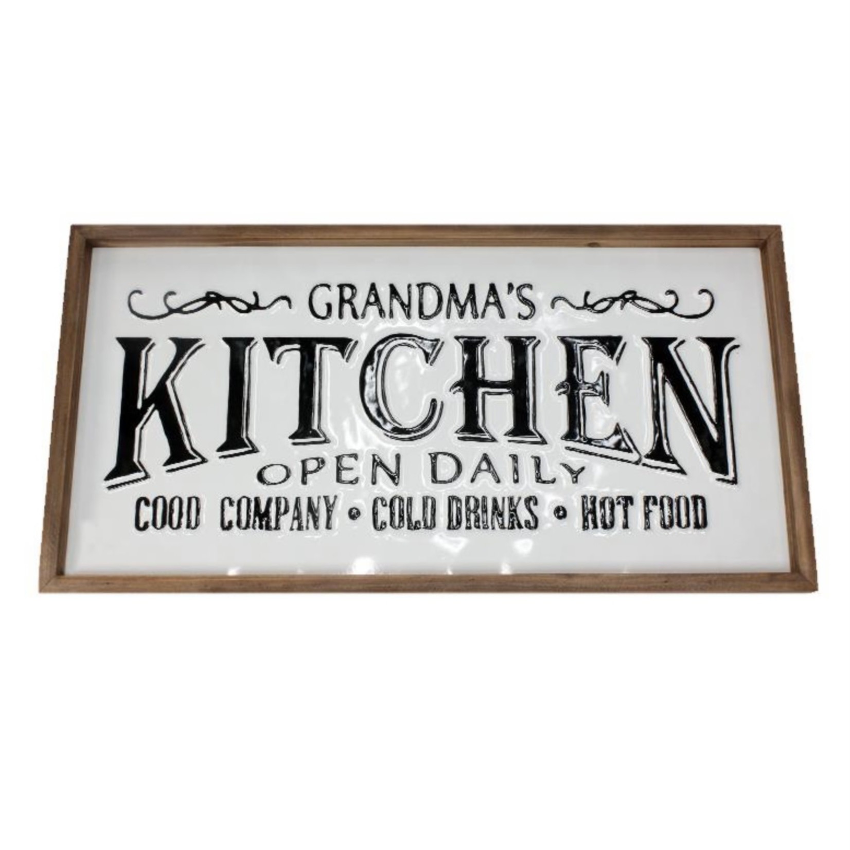 Grandma’s Kitchen Metal Framed Sign