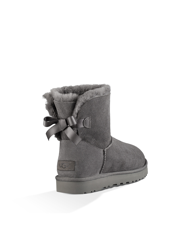 ugg mini bailey bow ii grey