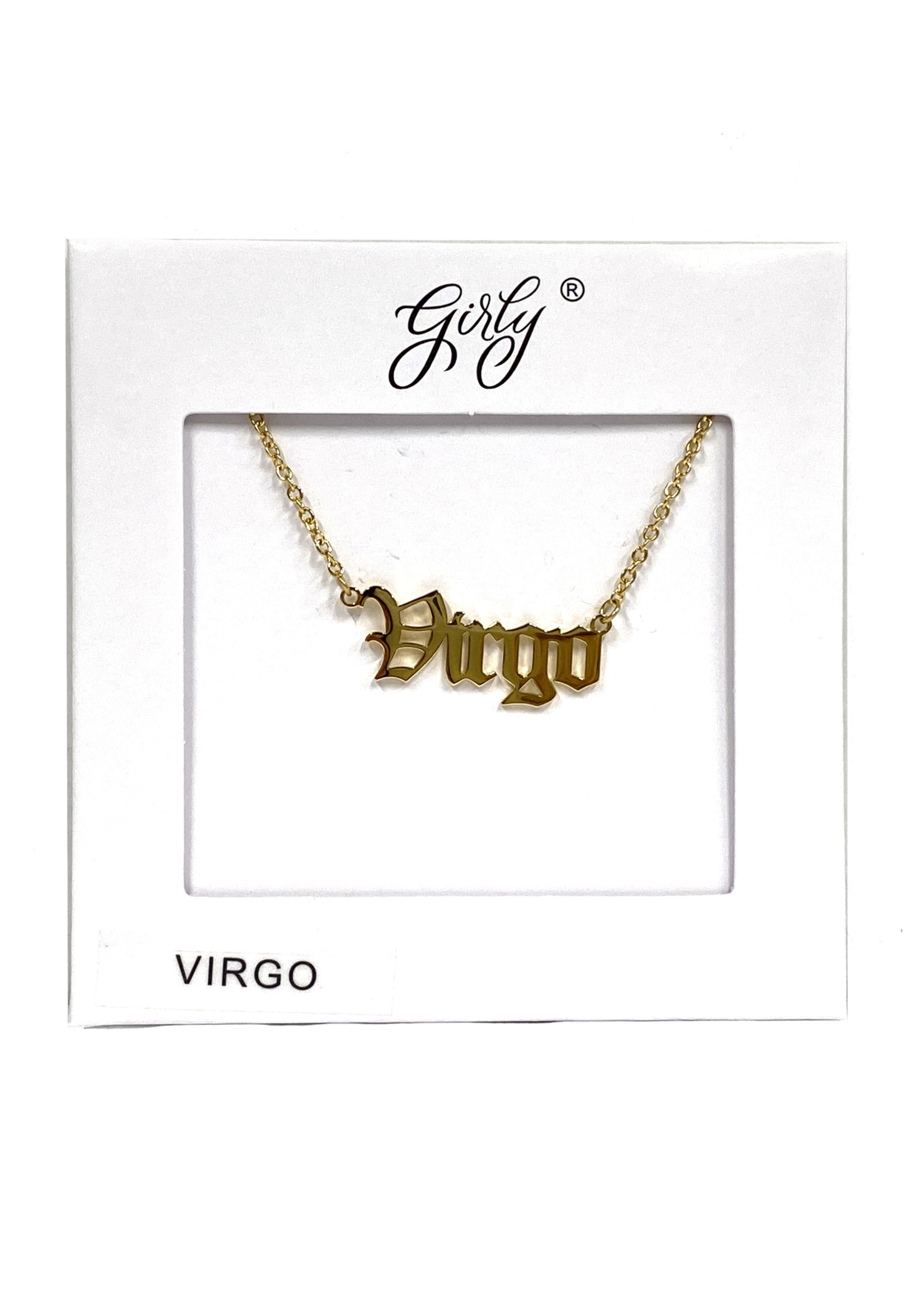 Virgo 2024 word necklace