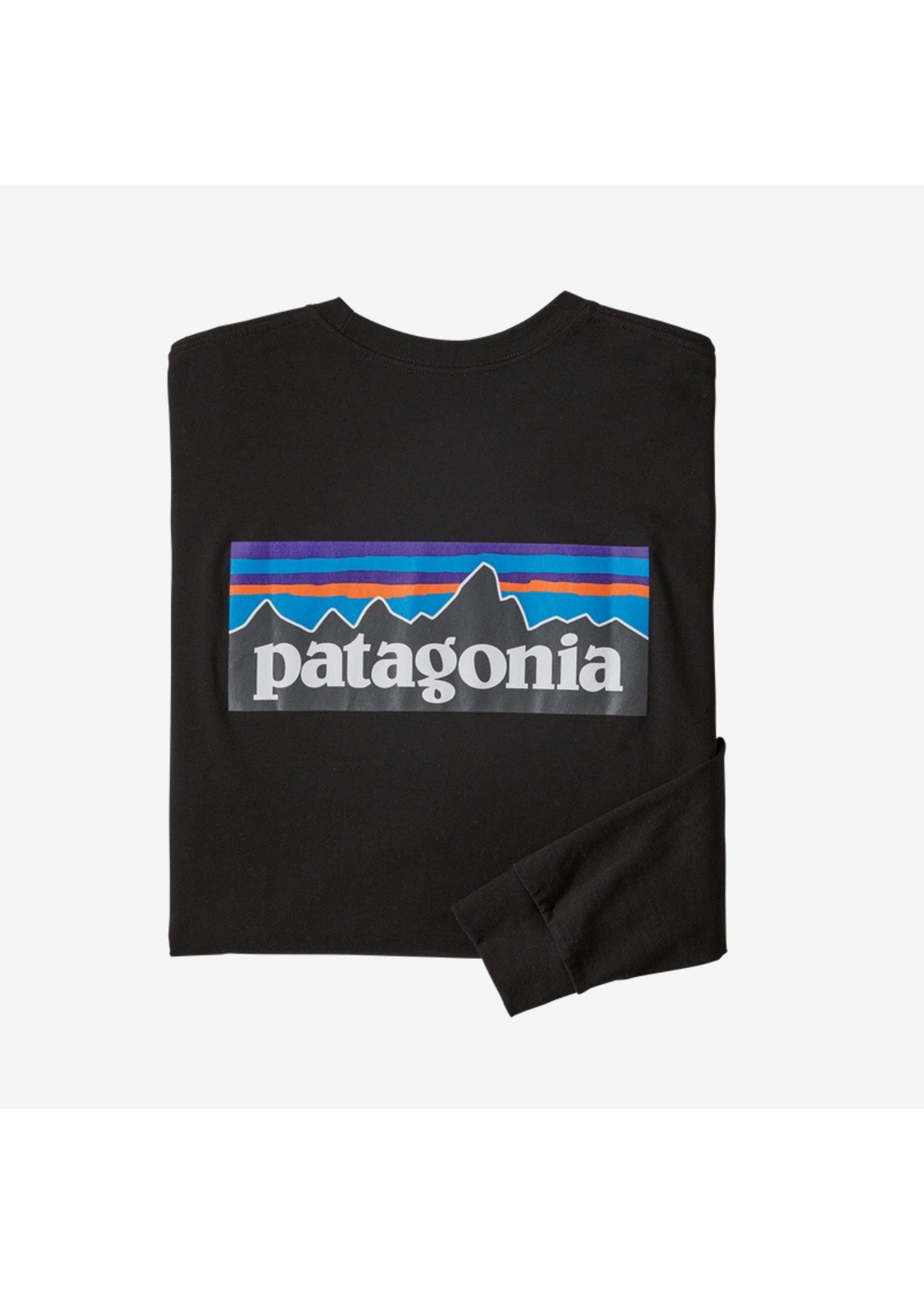 PATAGONIA Chandail à Manches Longues P-6 Logo Responsabili-Tee - Homme