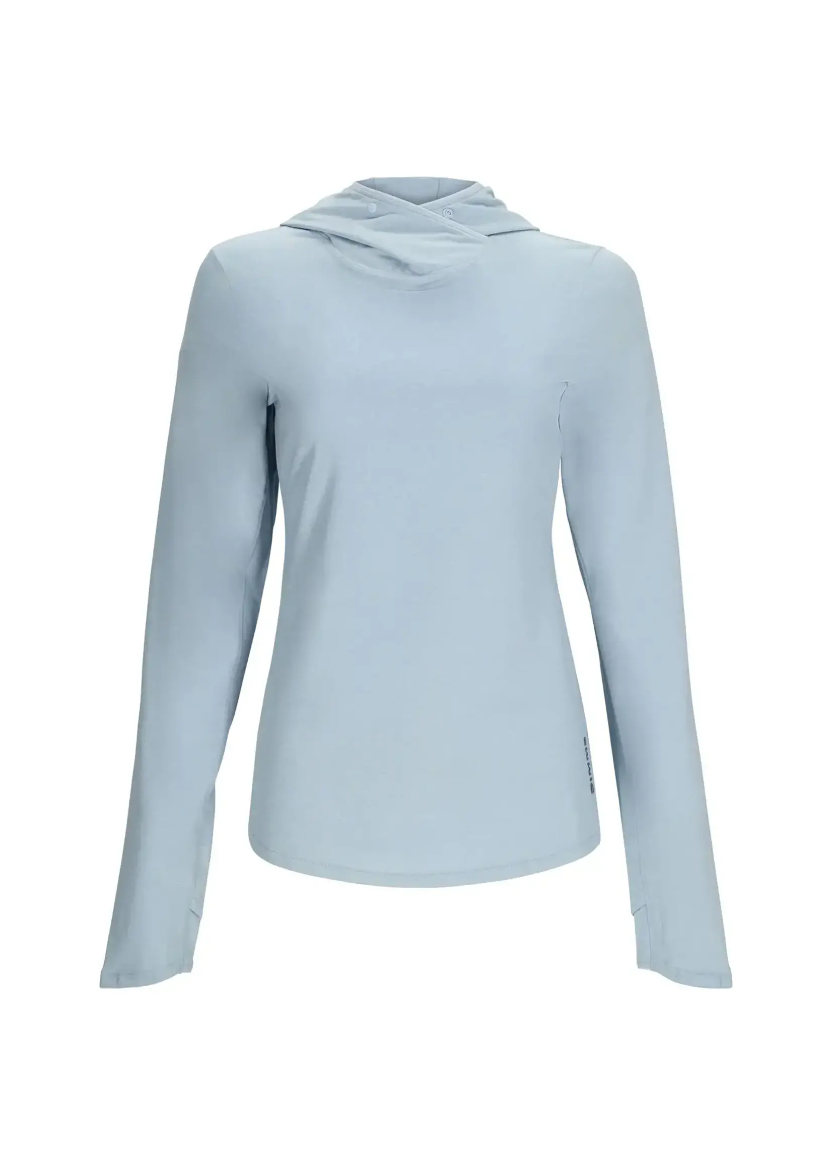 Women'S Solarflex Steel Blue Heather Hoody