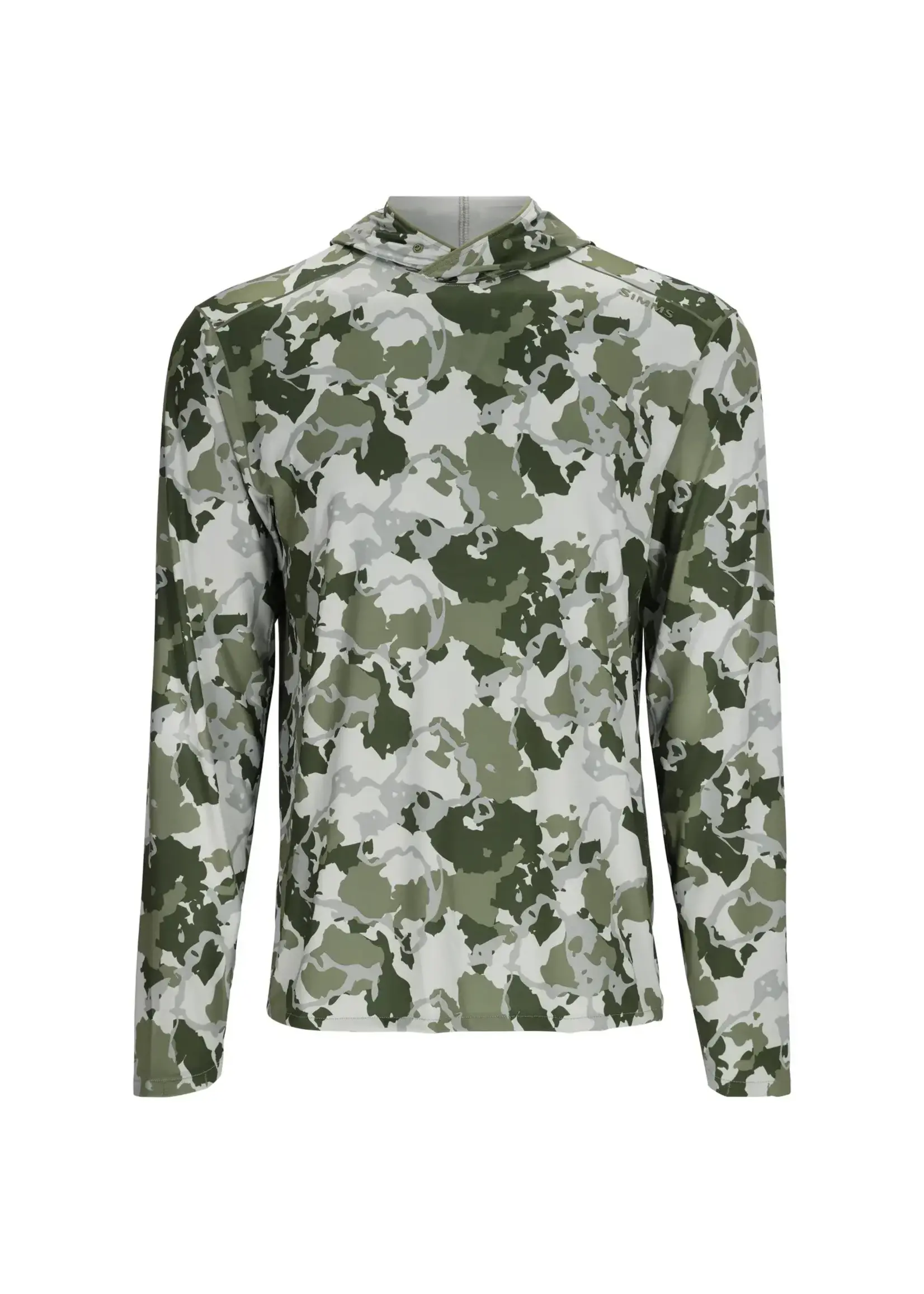 Simms Hoodie Solarflex Refroidissant Regiment Camo Clover - Homme
