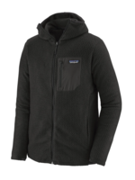PATAGONIA Chandail Noir à capuchon glissière pleine longueur R1 Air - Homme