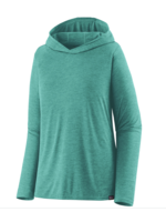 PATAGONIA Hoodie Cap Cool Daily  Subtidal Blue - Light Subtidal Blue X-Dye - Femme