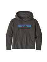 PATAGONIA Hoodie Léger Graphique  P-6 Logo: Forge Grey- Enfant