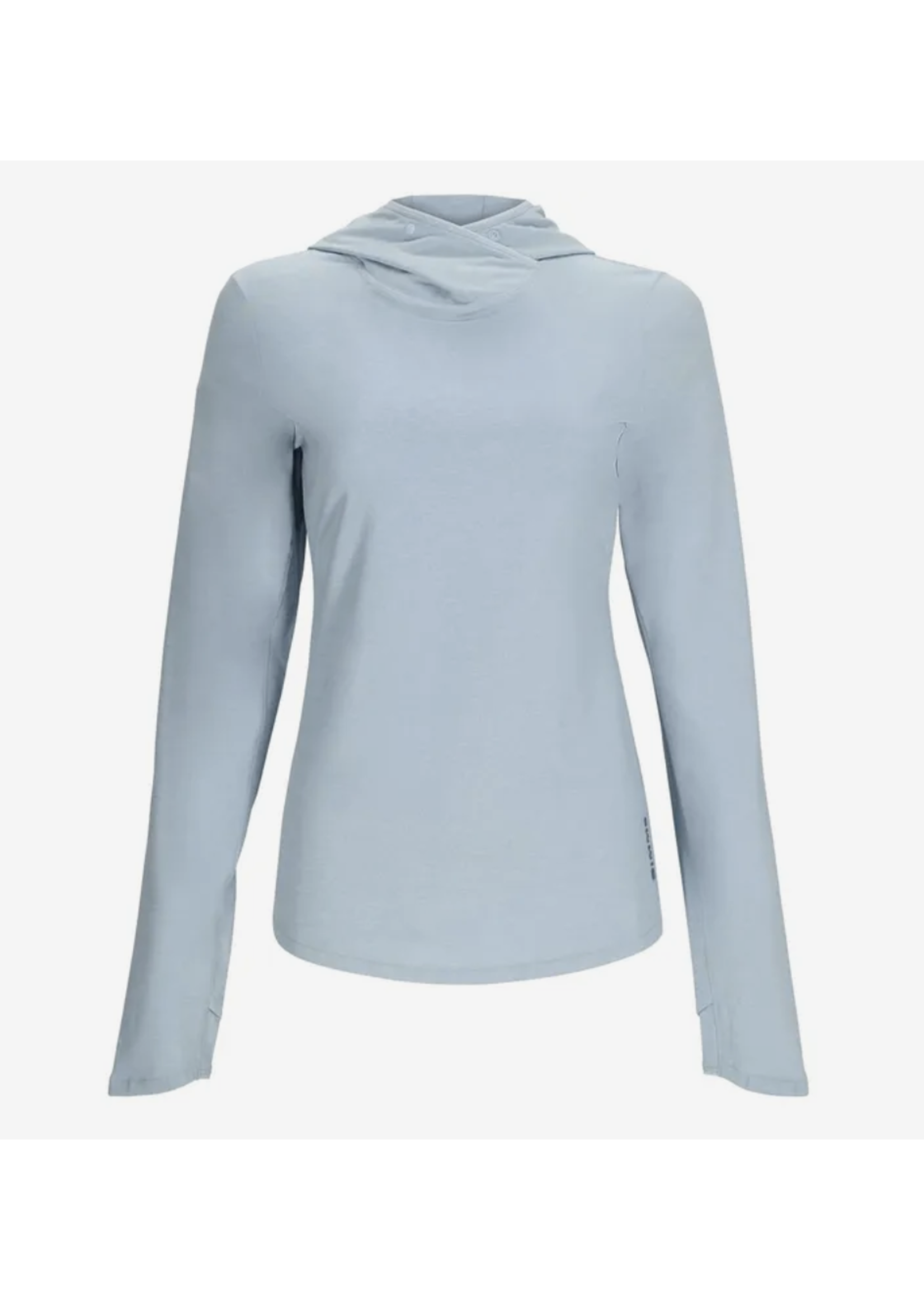 Women'S Solarflex Steel Blue Heather Hoody