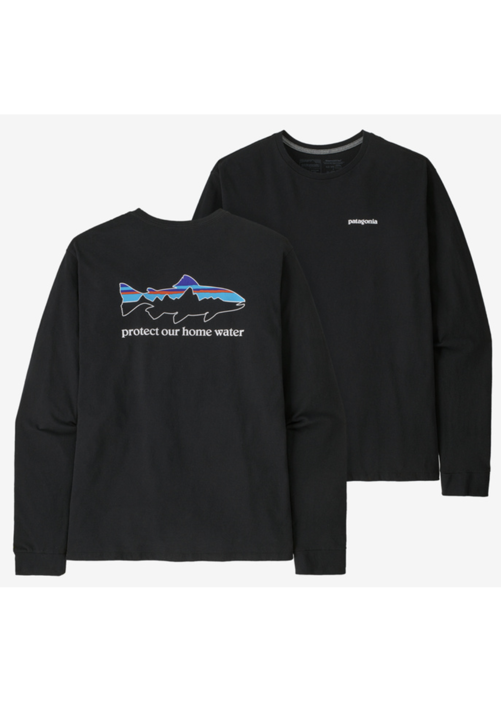 PATAGONIA Chandail à Manches Longues Home Water Trout Responsabili-Tee - Homme