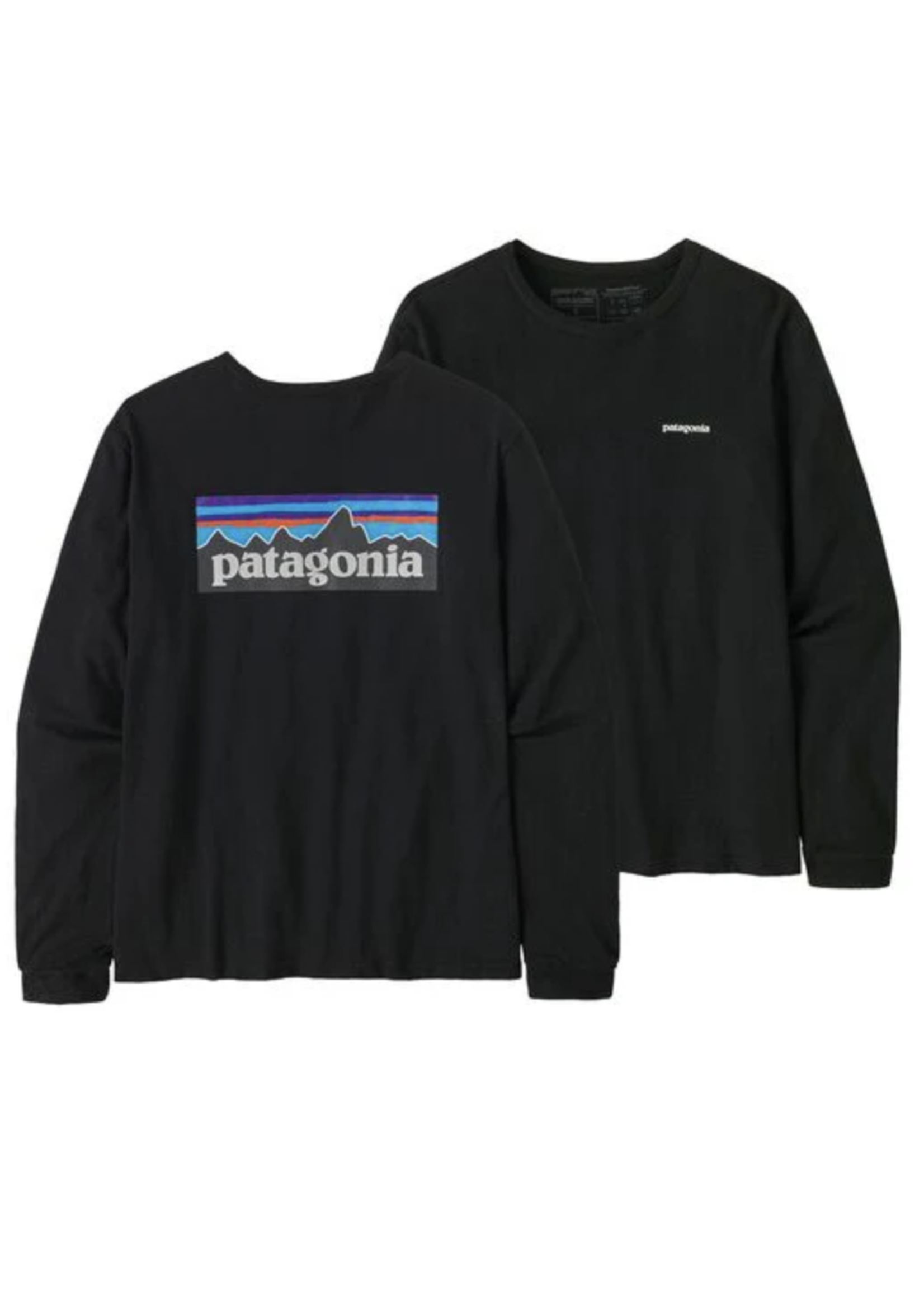 PATAGONIA Chandail à Manches Longues P-6 Logo Responsabili-Tee - Homme