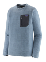 PATAGONIA Men's R1 Air Crew Light Plume Grey