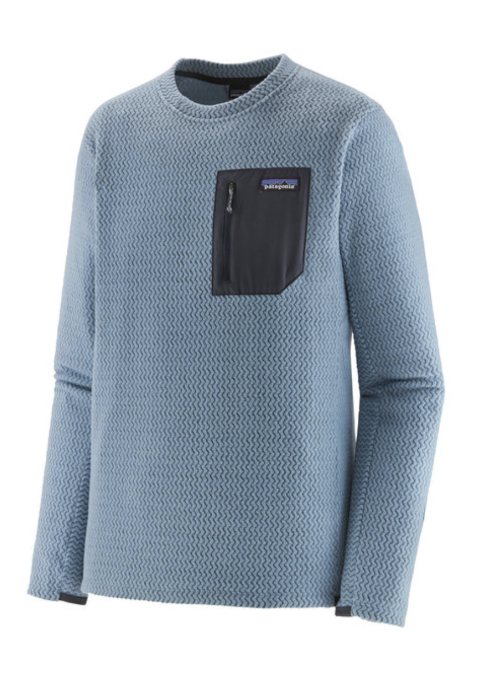 PATAGONIA Chandail à Manches Longues R1 Air Crew Light Plume Grey - Homme