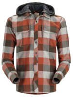 Simms Hoodie Coldweather Clay Buffalo Plaid - Homme