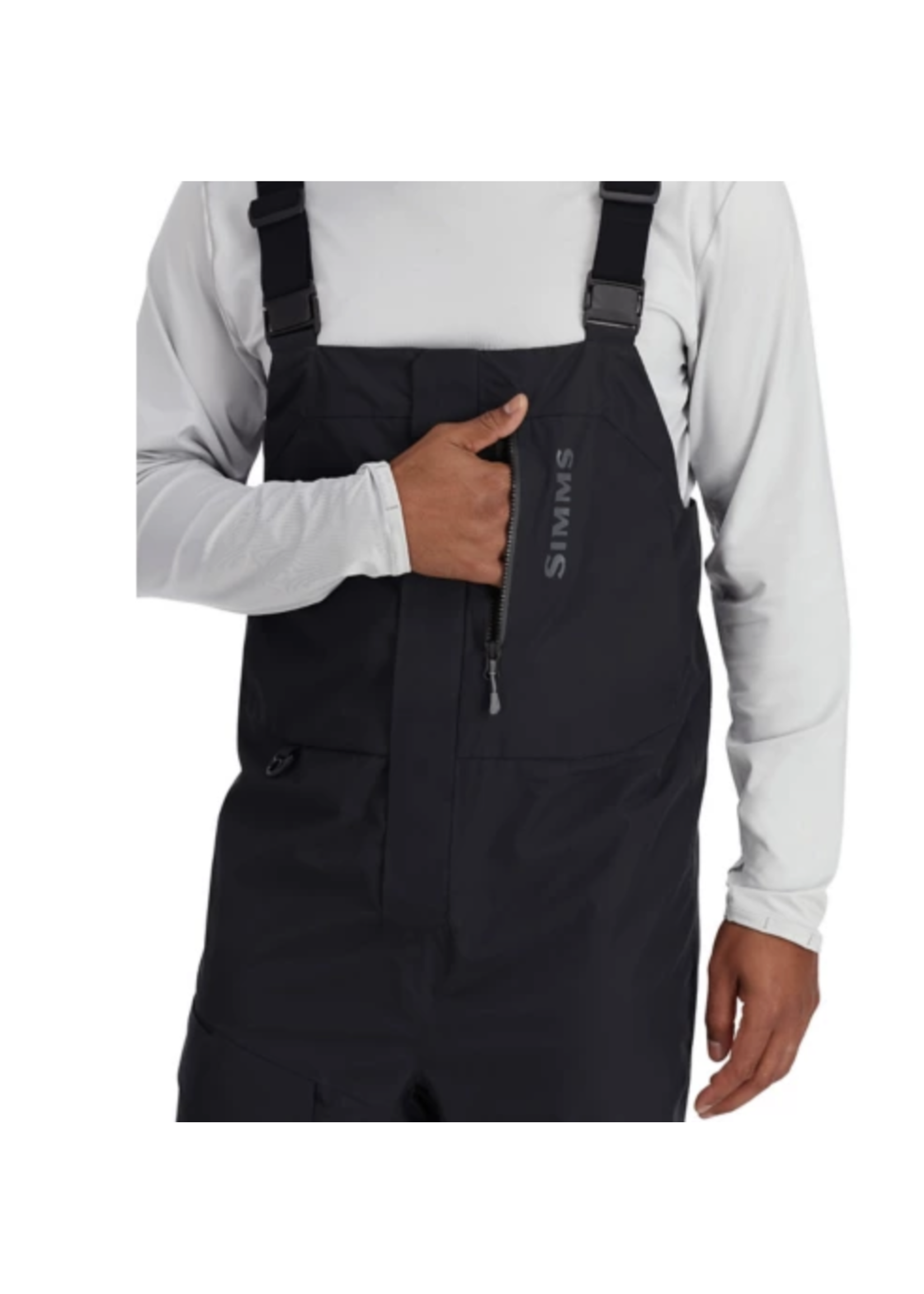 Simms Men's Challenger Bib Outerwears Black