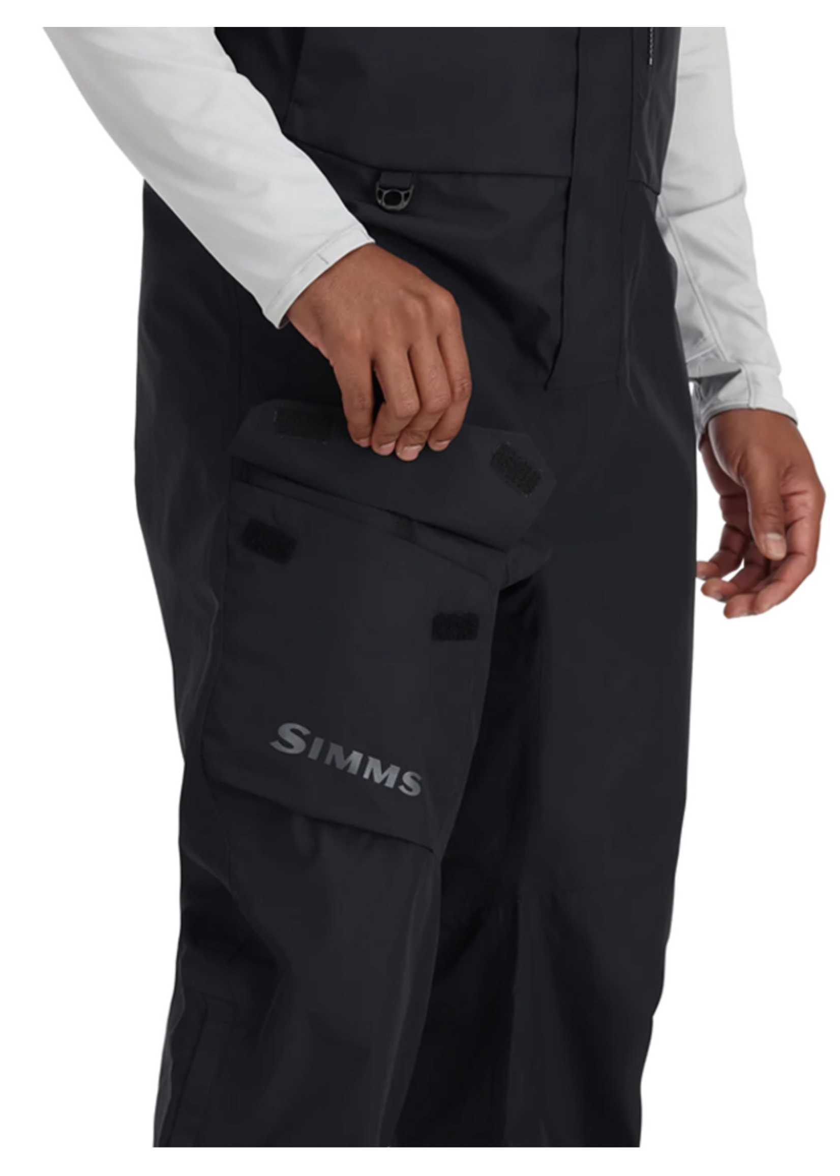 Simms Men's Challenger Bib Outerwears Black