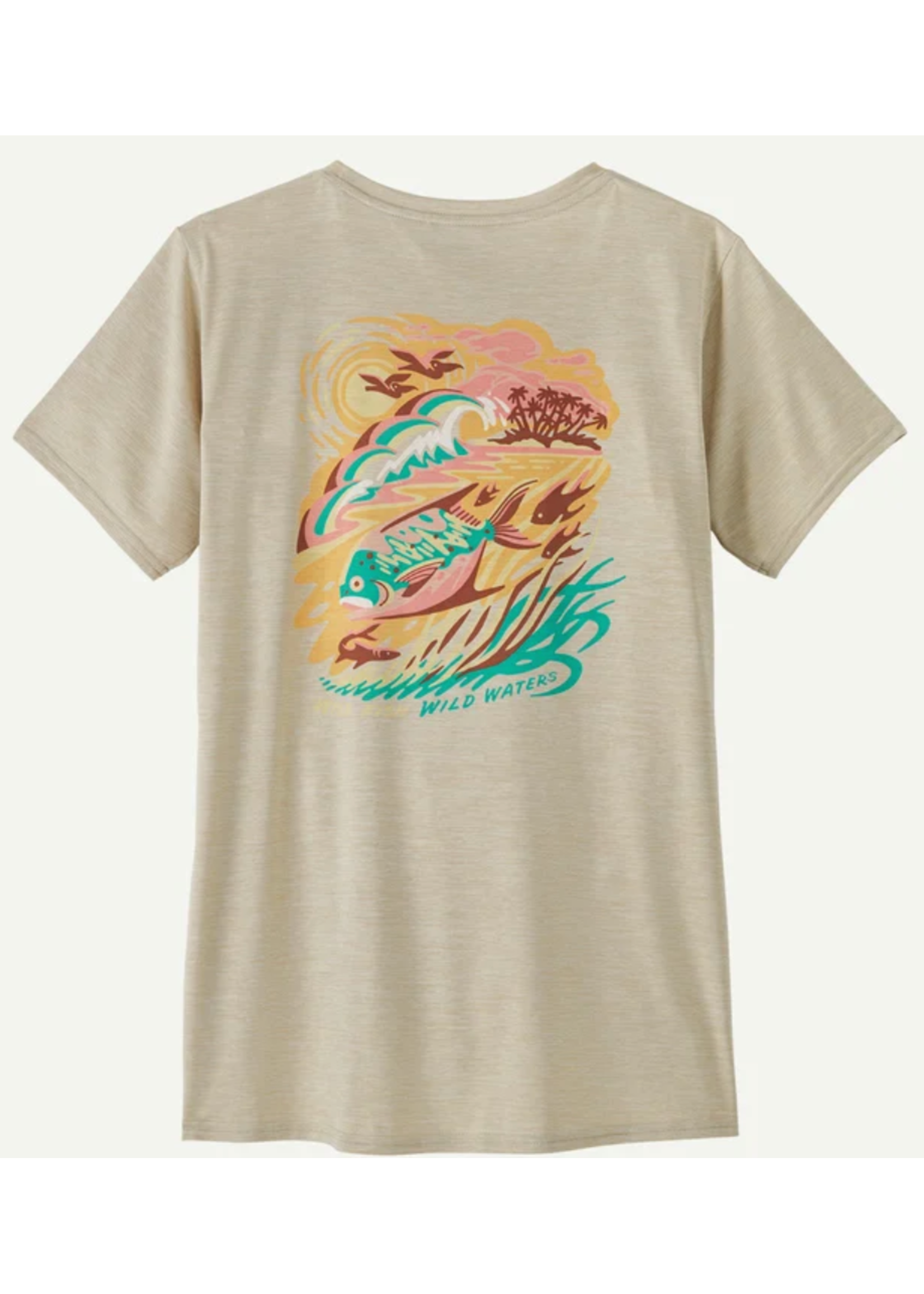PATAGONIA Women's Cap Cool Daily Graphic Shirt - Waters