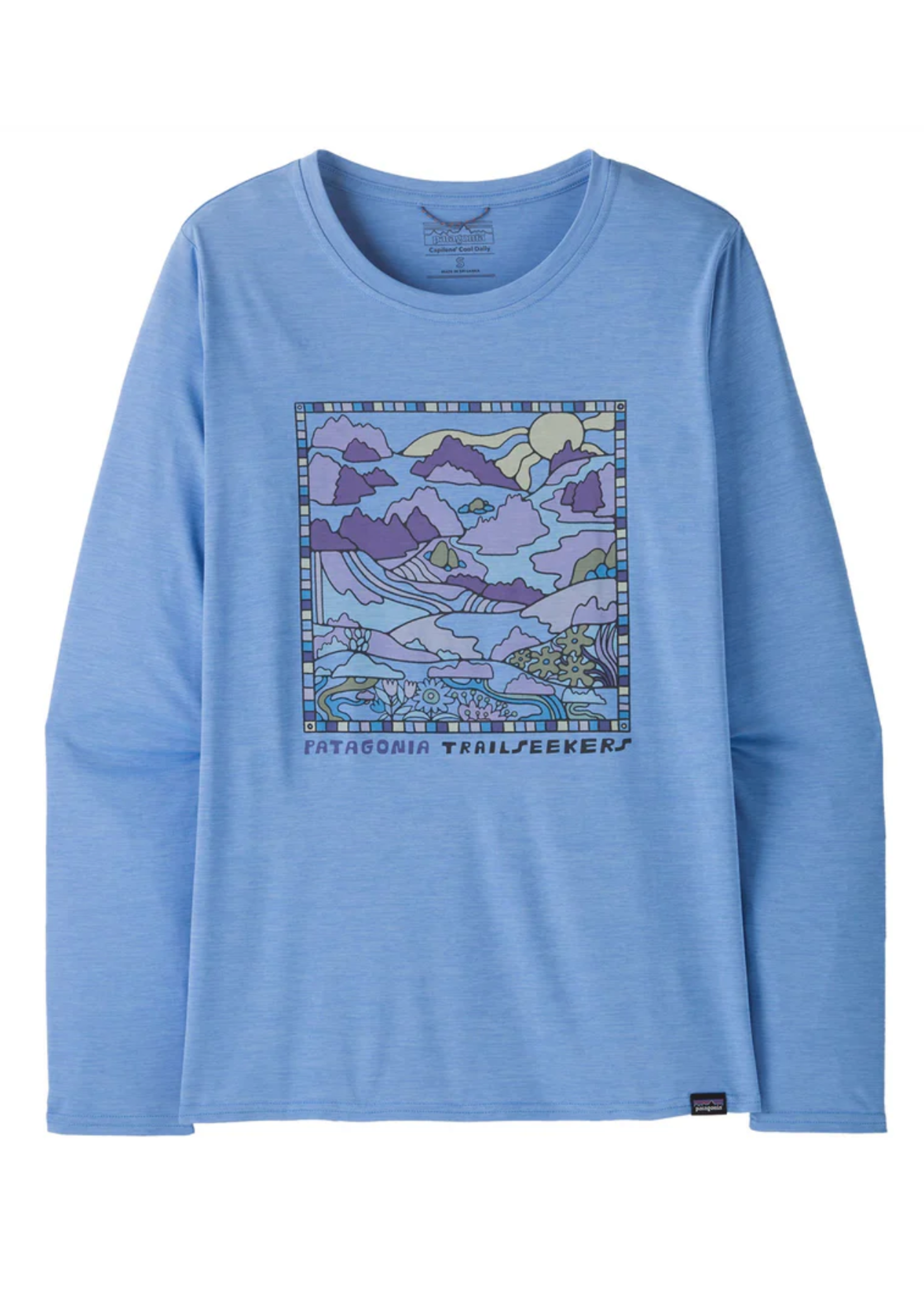 PATAGONIA Women's Cap Cool Daily Graphic Long Sleeve Shirt - Lands
