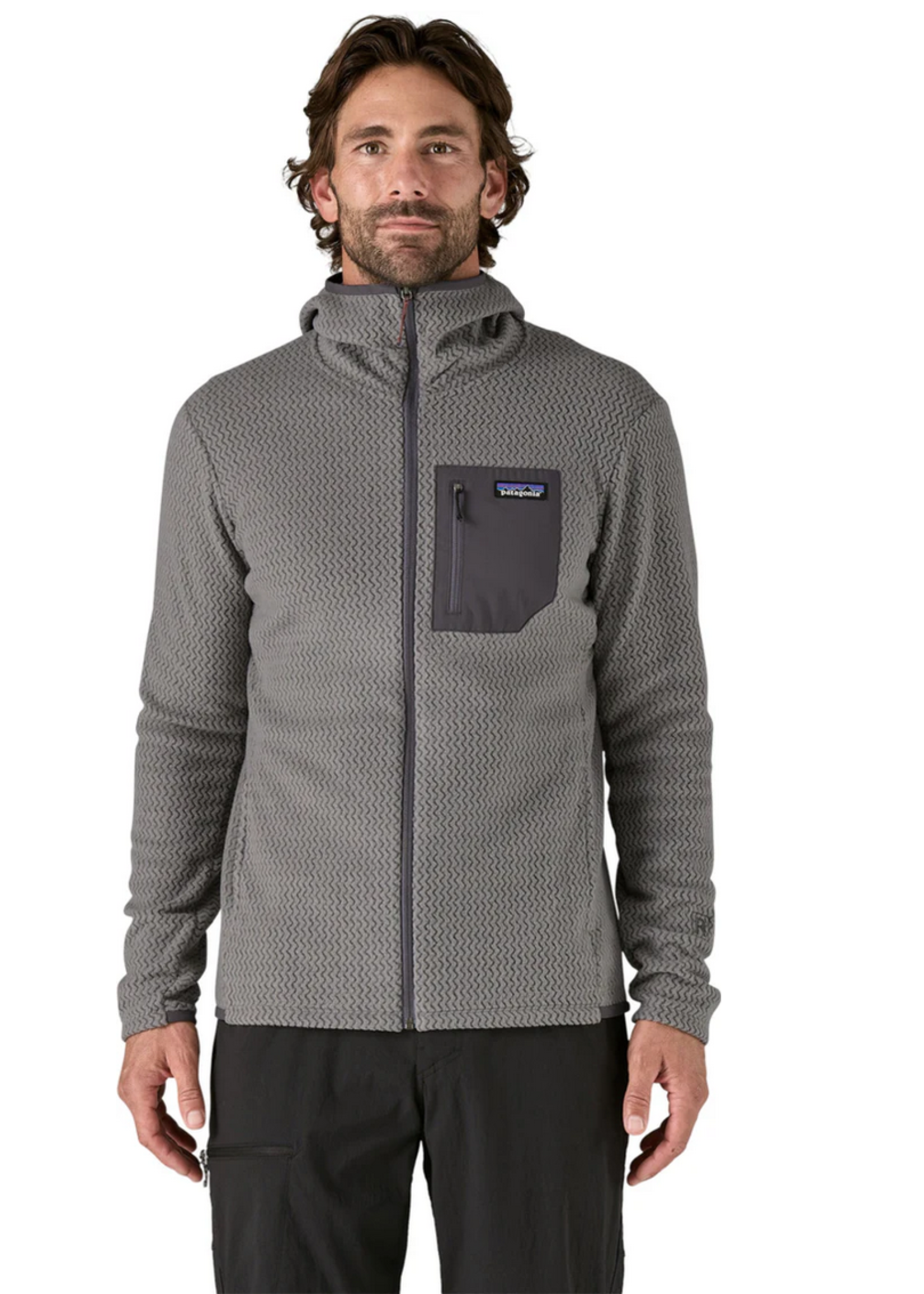 PATAGONIA Men's R1 Air Full-Zip Hoody Buckhorn Green