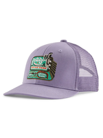 PATAGONIA Kid's Trucker Hat - Little Fish: Concrete Purple