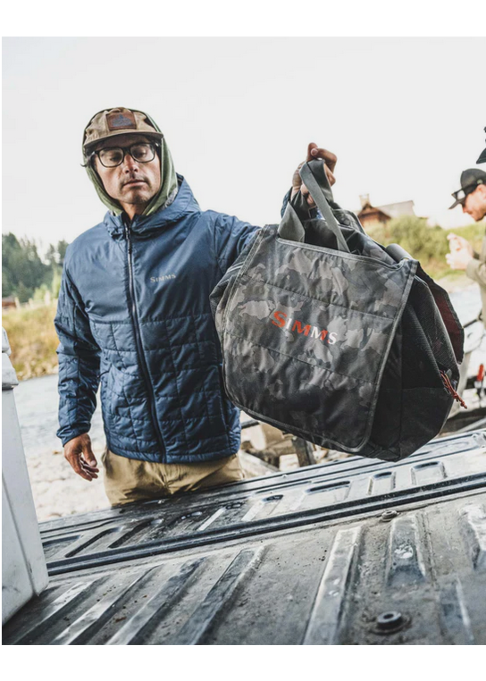 Simms Sac de Transport Riverkit Wader Tote - Regiment Camo Olive Drab