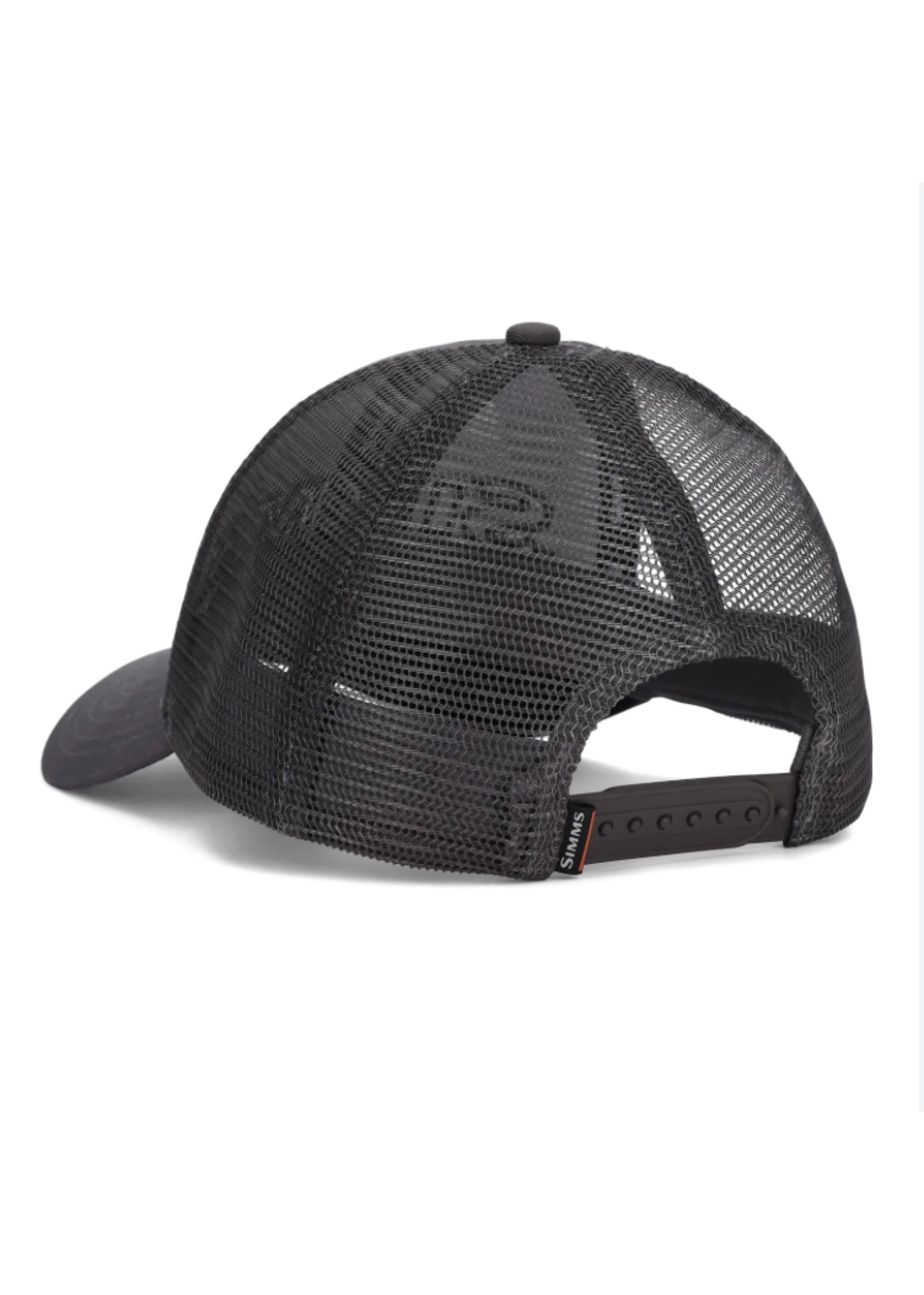 Simms Single Haul Trucker Cap- Back Eddy Camo Fill Slate