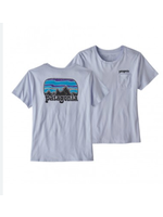 PATAGONIA Women's Fitz Roy Far Out Organic Crew Pocket T-Shirt