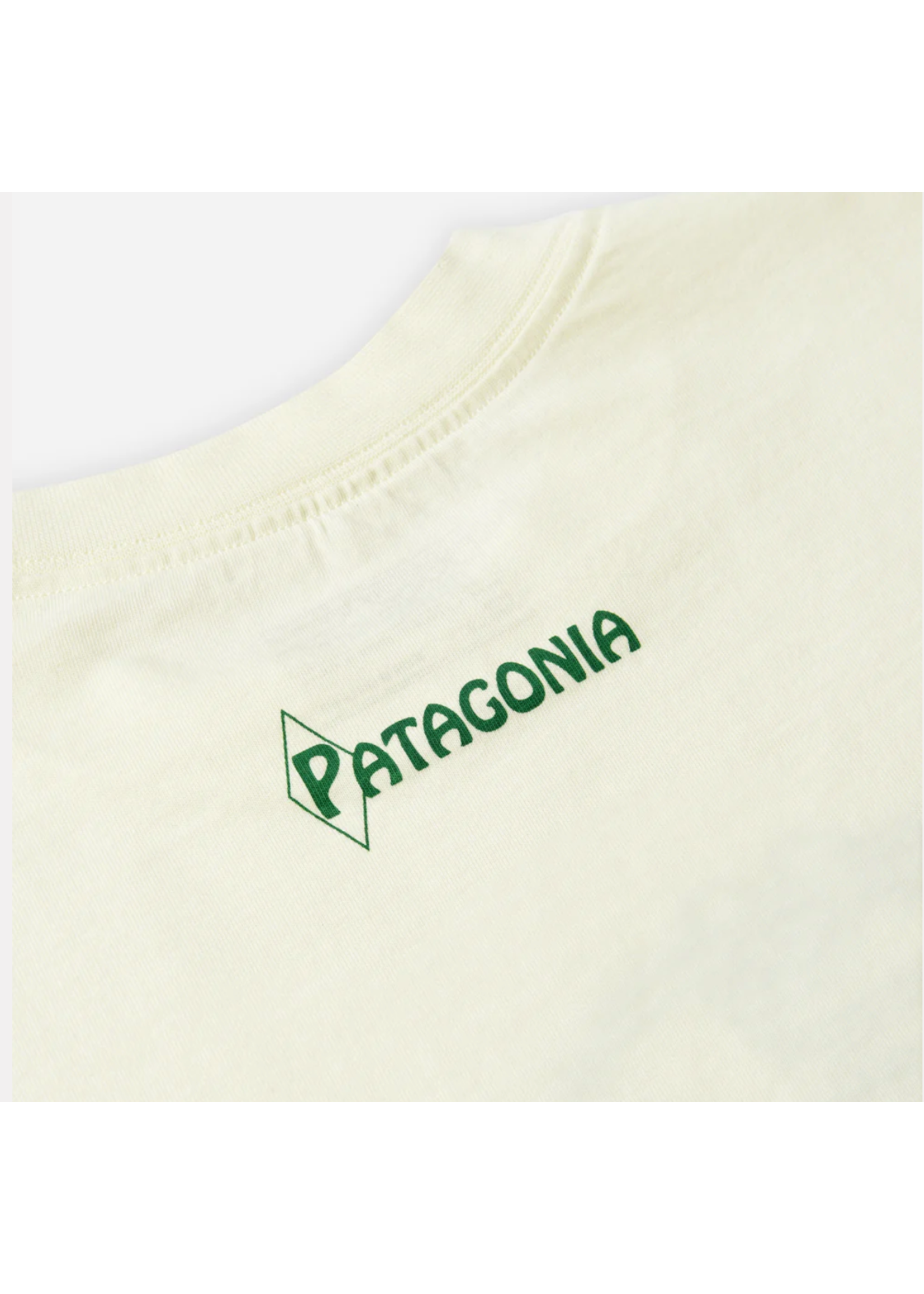 PATAGONIA K's Graphic T-Shirt Water People Gator: Birch White