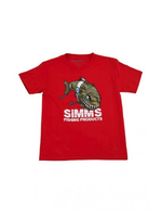 Simms Kid's Spitfire Crank Bait T-Shirt - Red, Large