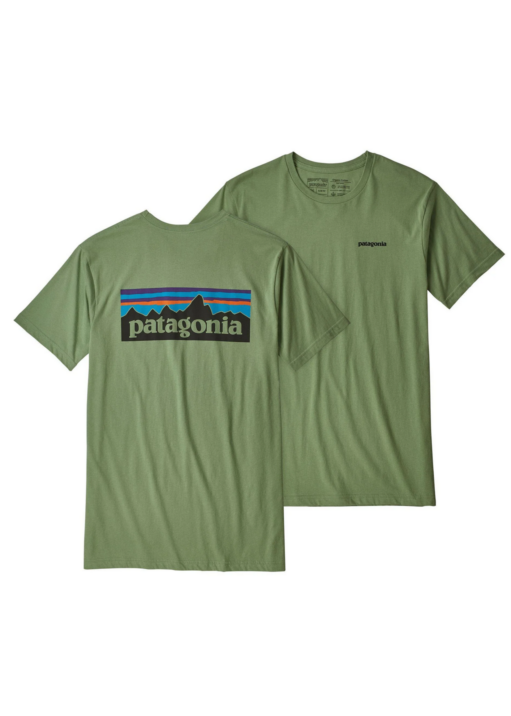 PATAGONIA Men's P-6 Logo Organic Cotton T-Shirt