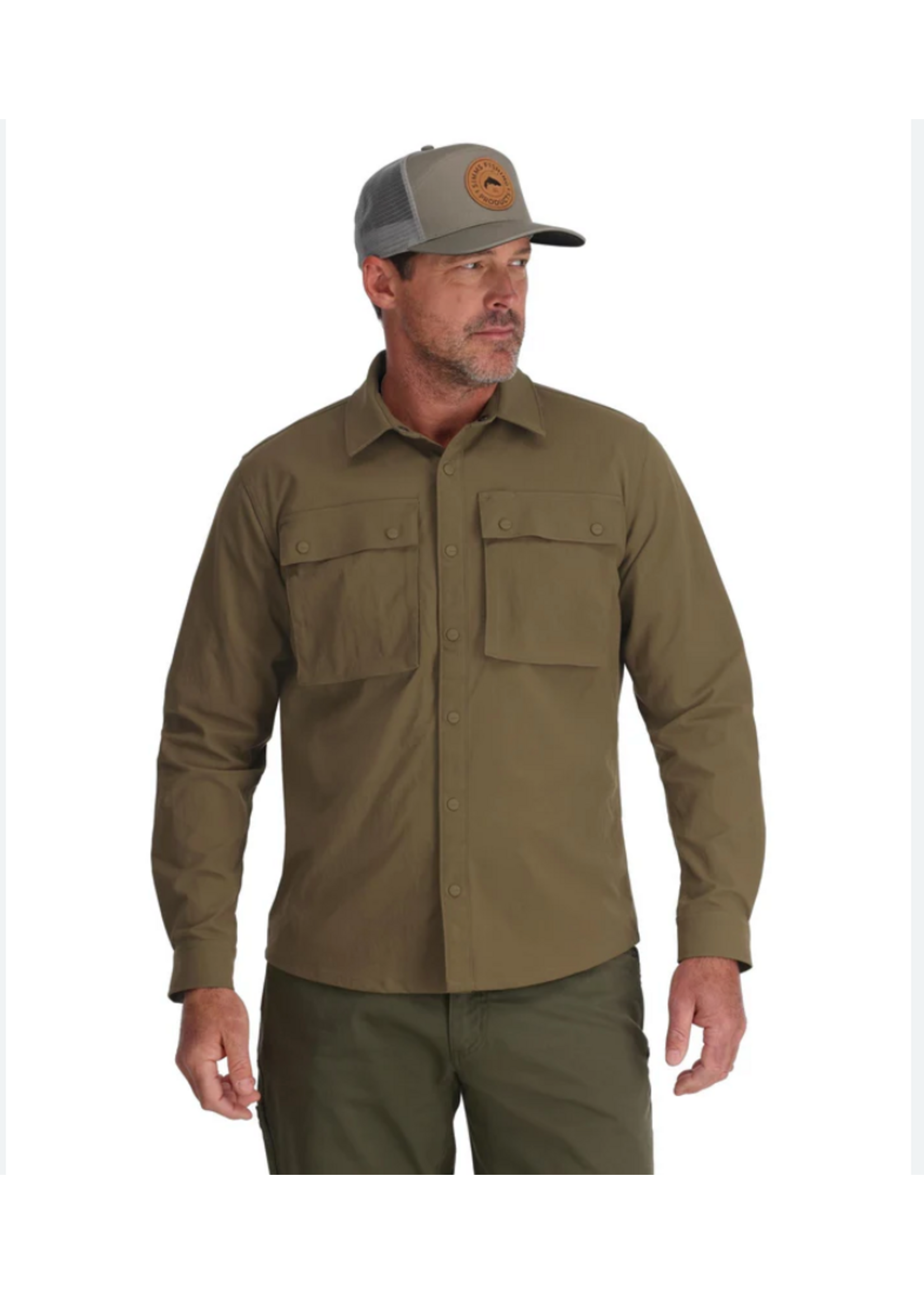 Men's Lodge Work Shirt Drifwood L