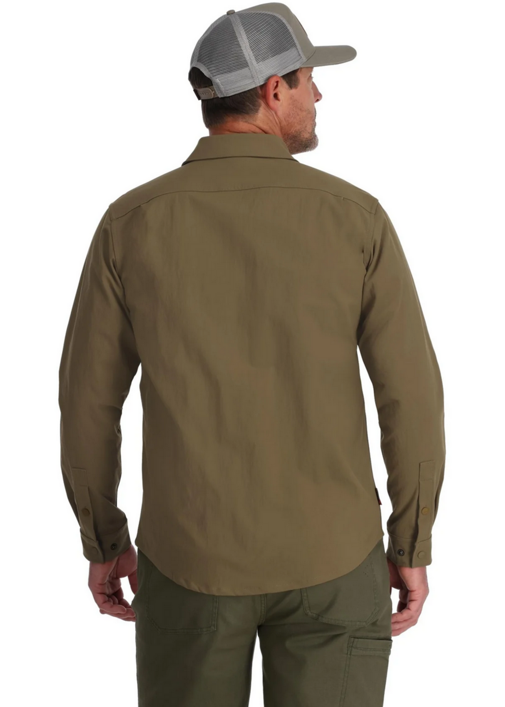 Men's Lodge Work Shirt Drifwood L