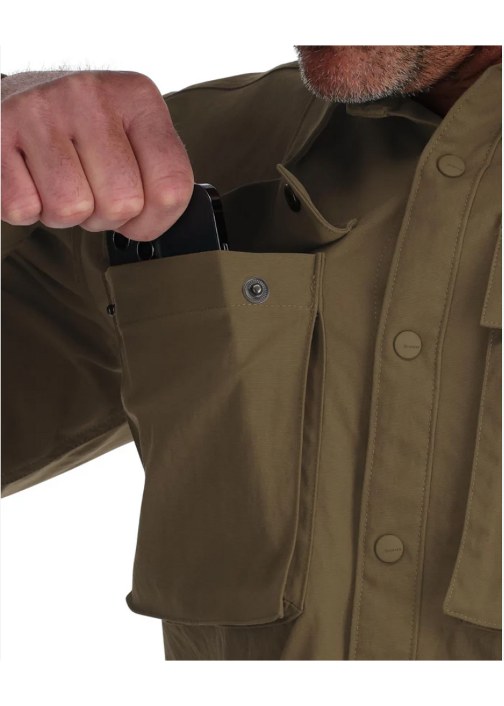 Men's Lodge Work Shirt Drifwood L