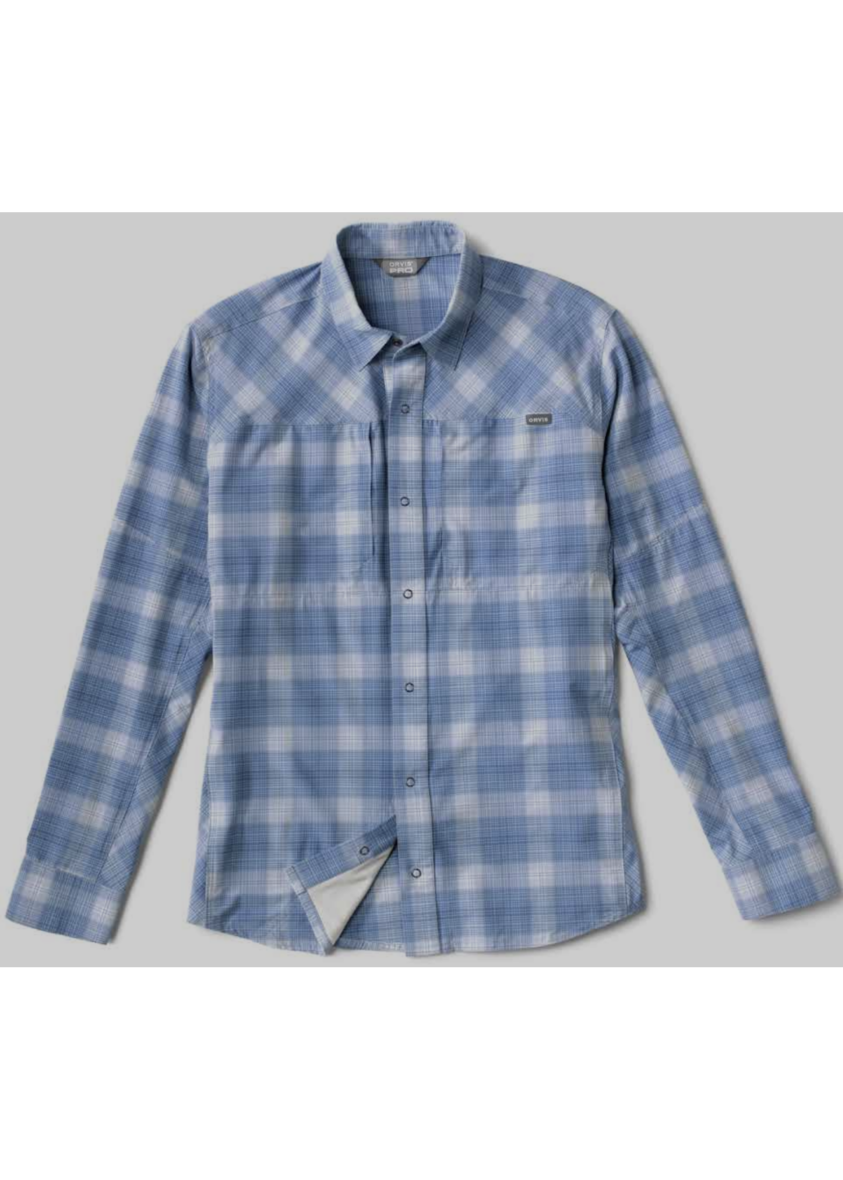 Orvis Orvis Men's Pro Stretch Long Sleeve Shirt Blue Fog L