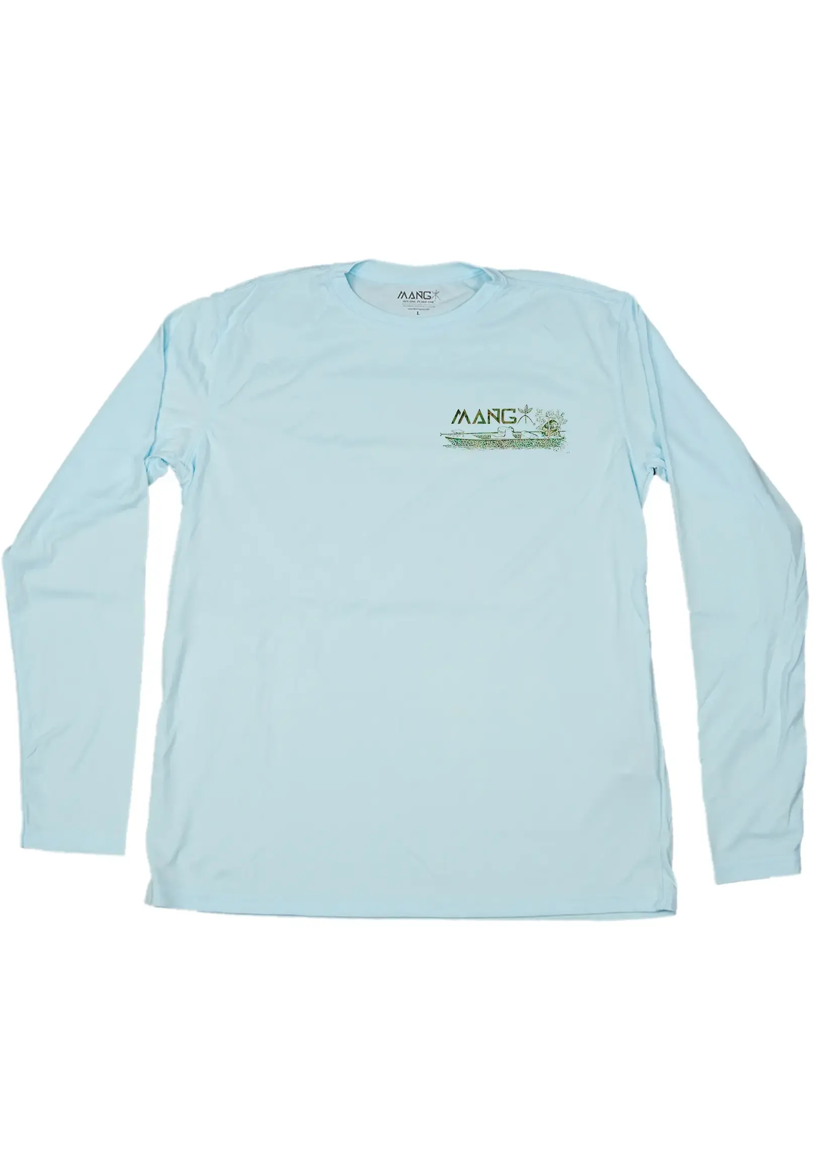 Mang Men's The Captain Long Sleeve Arctic Blue - Large
