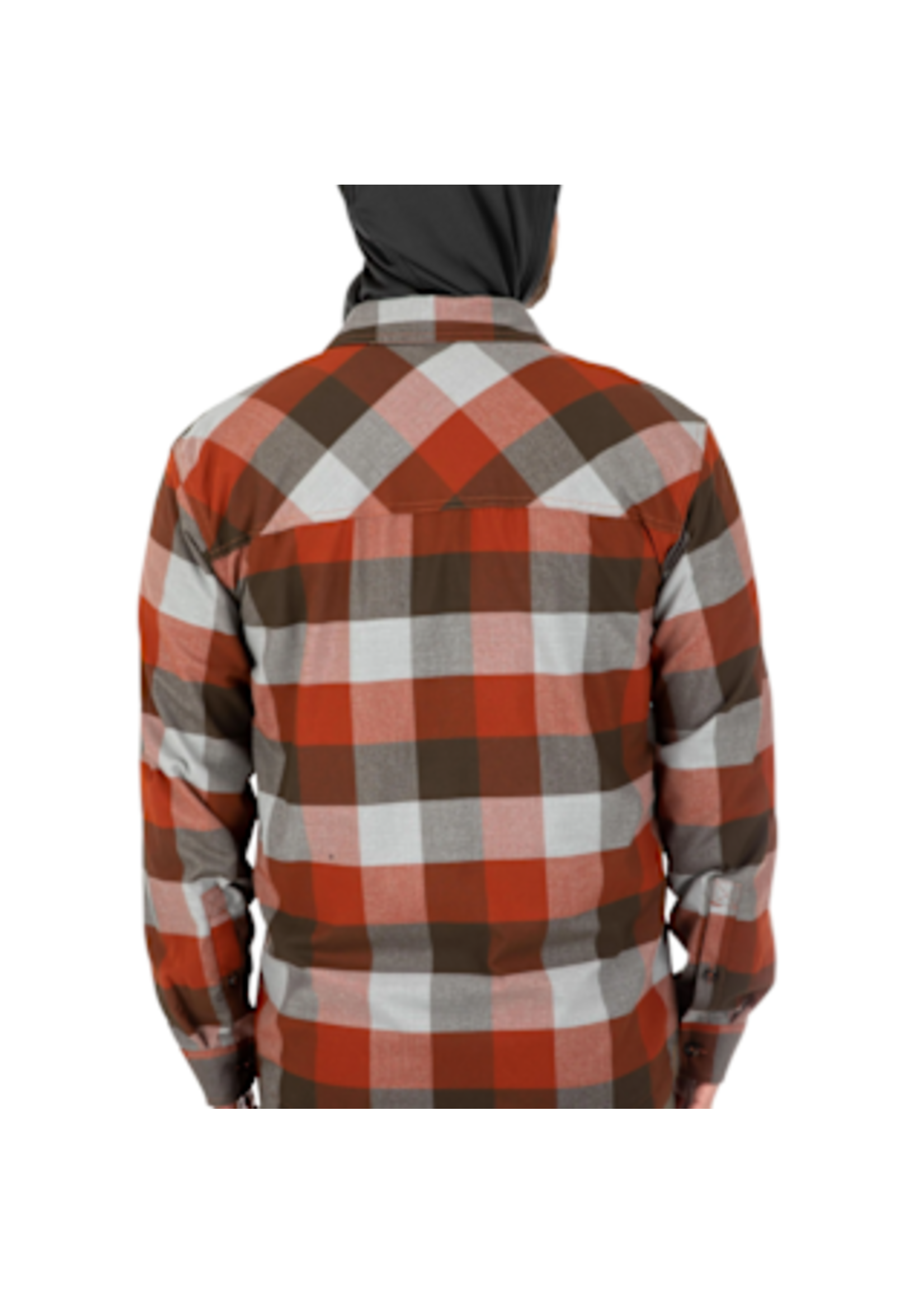 Men's Coldweather Hoody Clay Buffalo Plaid Clay Buffalo Plaid L