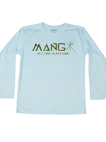 Mang The Captain Youth Long Sleeve Shirt Arctic Blue - YLarge
