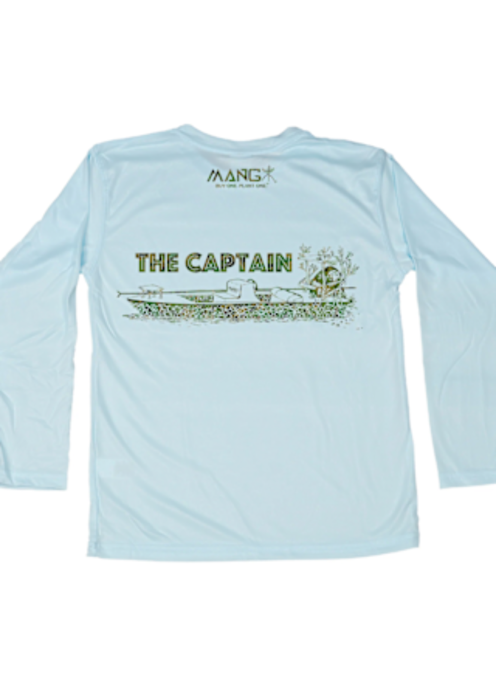 Mang Youth The Captain Long Sleeve Arctic Blue - YLarge