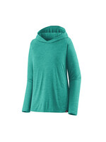 Patagonia Women's Cap Cool Daily Hoody  Subtidal Blue - Light Subtidal Blue X-Dye S