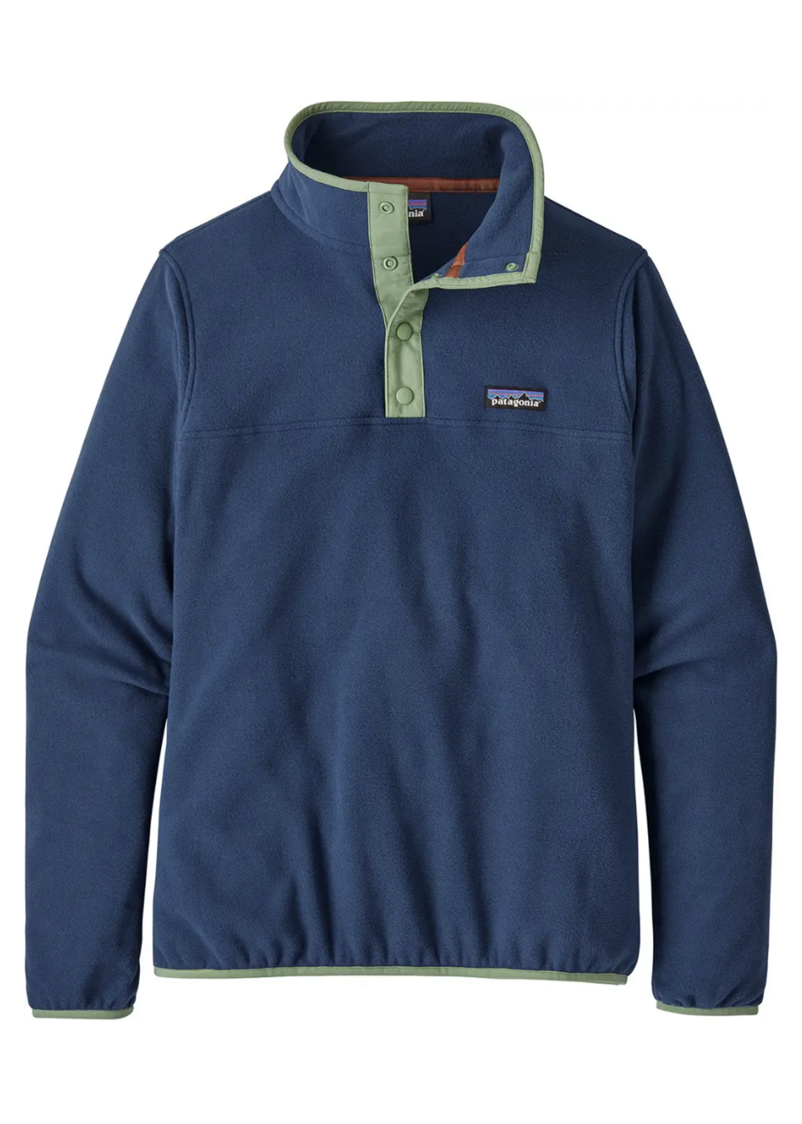 Patagonia Women's Lightweight Micro D Snap-T Pullover  Stone Blue - XLarge